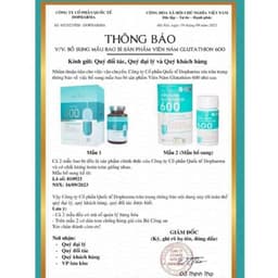 Viên Uống Glutathione 600 Drlacir Hộp 30 viên, Giúp trắng da, ngừa nám, nếp nhăn, cân bằng nội tiết tố nữ - davina 7