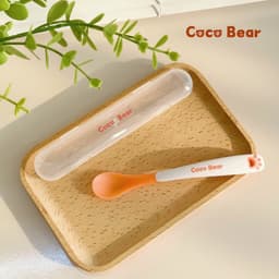 Thìa Ăn Dặm Cảm Biến Nhiệt Cocobear Kèm Hộp,Muỗng Ăn Dặm Mềm Có Báo Nóng An Toàn Cho Bé 7