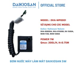 Bơm nước 5W cho máy làm mát Daikiosan/Daikio DKA-00800A,DK-1500B, DKA-01500B - Hàng Chính Hãng 5