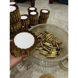 Tập 100 Tờ Đô La Mạ Vàng Làm Tháp Đô Vàng Lễ 3