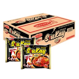 Thùng 24 Gói Mì Siu Kay Vị Hải Sản Bò Cay Gà Cay Phô Mai - Mì SiuKay mì cay 7 cấp độ Siêu Cay 1