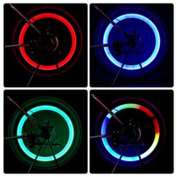 [ ĐÈN VAN ] Đèn xe đạp thể thao, Đèn led gắn van xe đầy đủ màu sắc DV01 8