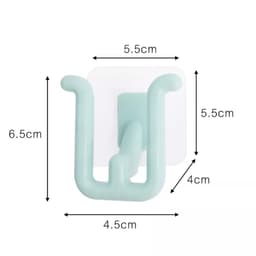 Móc treo giày dép dán tường đa năng chữ U. Móc treo giày dép hình chữ U dán tường đa năng tiện lợi 3