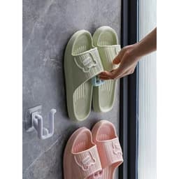 Móc treo giày dép dán tường đa năng chữ U. Móc treo giày dép hình chữ U dán tường đa năng tiện lợi 8
