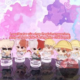 (mua 1 tặng 1) (3cm) Mô hình Standee Boku Hero Academia Học Viện Anh Hùng ver NHÀ TRẺ tượng anime mini trang trí 3