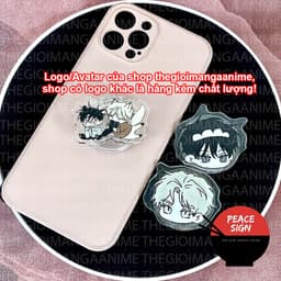(mua 1 tặng 1) Giá đỡ Dây treo điện thoại manhua LOW TIDE IN THE TWILIGHT Đêm Bên Làn Nước BL chibi griptok acrylic 2