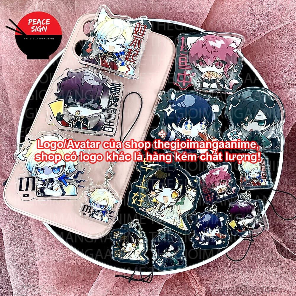 (mua 1 tặng 1) ( TAI CHỮ ) Giá Đỡ và Dây Treo Điện Thoại BLUE LOCK in hình chibi