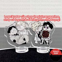 (mua 1 tặng 1) (3CM) MÔ HÌNH ROSES AND CHAMPAGNE Hoa Hồng và Rượu Vang BL acrylic anime mica chibi trang trí trưng bày 1