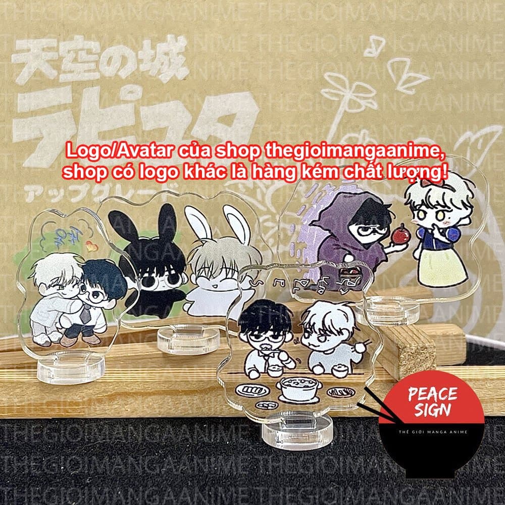 (mua 1 tặng 1) (3CM) Mô hình Standee in hình CHECKMATE Chiếu Tướng BL manhwa chibi trang trí xinh xắn đáng yêu