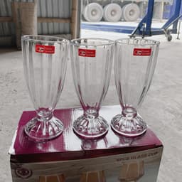 Combo 6  ly thủy tinh đựng sinh tố 369ml LOẠI 1 ,DUNG TÍCH 370ML BAO BÙ BỂ VỠ MC32 4