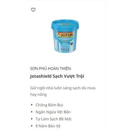15L - Sơn phủ ngoại thất cao cấp Jotun Jotashield Sạch vượt trội 4