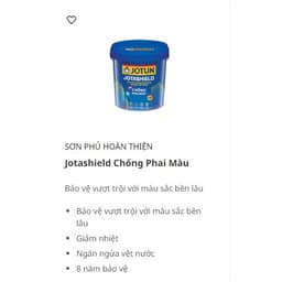 15L - Sơn phủ ngoại thất cao cấp Jotun Jotashield Chống phai mầu 4