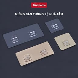 COMBO Miếng Dán Tường Cho Kệ Nhà Tắm JYoohome Kệ Inox Nhà Bếp Chất Liệu PVC Dán Tường Siêu Chắc 1