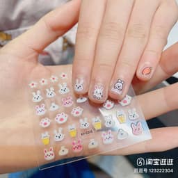 Sét 30 tấm sticker dán móng cho bé nhiều mẫu nhiều chủ đề dễ thương 7