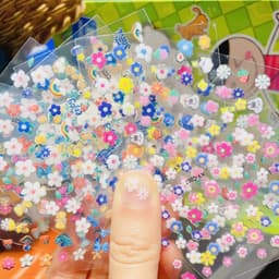 Sét 30 tấm sticker dán móng cho bé nhiều mẫu nhiều chủ đề dễ thương 8