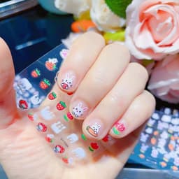 Sét 30 tấm sticker dán móng cho bé nhiều mẫu nhiều chủ đề dễ thương 5