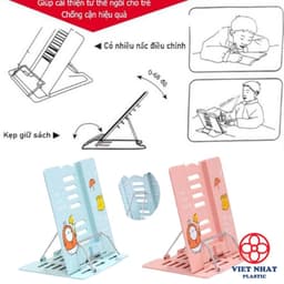 Giá kẹp đỡ sách 5693, đỡ điện thoại để bàn chống cận thị cho bé Việt Nhật - Việt Nhật Plastic Official 2