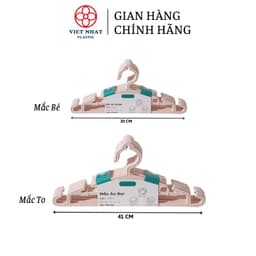 Combo 10 mắc quần áo nhựa 2830 Hokori - Việt Nhật Plastic Official 2