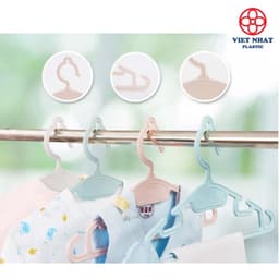 Combo 10 mắc quần áo nhựa 2830 Hokori - Việt Nhật Plastic Official 5