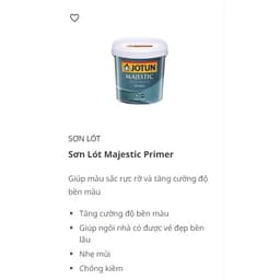 17L - Sơn lót chống kiềm nội thất cao cấp Jotun Majestic Primer 3