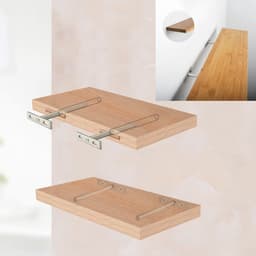 Chốt Âm Kệ Treo Tường Chữ T Nhiều Kích Thước Phù Hợp Treo Kệ Tường, Kệ Gỗ Tivi Mà Không Lộ Vít 4