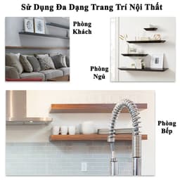 Chốt Âm Kệ Treo Tường Chữ T Nhiều Kích Thước Phù Hợp Treo Kệ Tường, Kệ Gỗ Tivi Mà Không Lộ Vít 5
