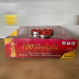 "Hộp nến tealight 100 viên Rồng Việt, nến thơm dâng ban thờ thần tài, gia tiên, giúp dâng sao giải hạn." 8