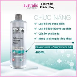 Nước Tẩy Trang Swiss Image  Sạch Sâu Cho Da Hỗn Hợp & Da Dầu 400ml Refreshing Micellar Water 400ml 1