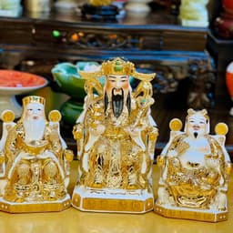 Tượng Thần Tài Thổ Địa Rồng Việt dát vàng cao cấp - Hàng cao cấp cho không gian thờ cúng quý giá. 8