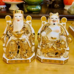 Tượng Thần Tài Thổ Địa Rồng Việt dát vàng cao cấp - Hàng cao cấp cho không gian thờ cúng quý giá. 3