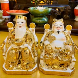 Tượng Thần Tài Thổ Địa Rồng Việt dát vàng cao cấp - Hàng cao cấp cho không gian thờ cúng quý giá. 5