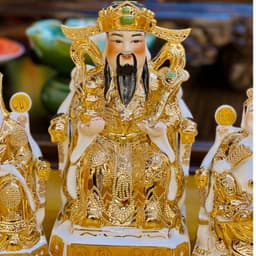 Tượng Thần Tài Thổ Địa Rồng Việt dát vàng cao cấp - Hàng cao cấp cho không gian thờ cúng quý giá. 7