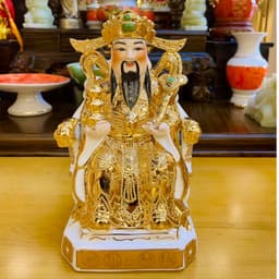 Tượng Thần Tài Thổ Địa Rồng Việt dát vàng cao cấp - Hàng cao cấp cho không gian thờ cúng quý giá. 6