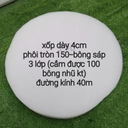 phôi xốp cắt sẵn hình tim (combo 5 cái)  .hình tròn .dùng cắm hoa sáp 2