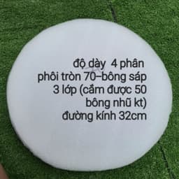 phôi xốp cắt sẵn hình tim (combo 5 cái)  .hình tròn .dùng cắm hoa sáp 4