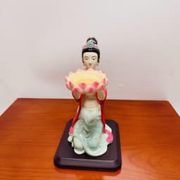 Cặp Tượng Tiên Nữ Dâng Đèn Rồng Việt với Cô Tiên Dâng Đèn Thần Tài – Chân Nến Tealight Cao Cấp. 8