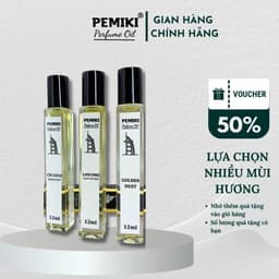 Nước hoa tinh dầu dubai PEMIKI dạng lăn 12ml thơm lâu 24h - Pemiki Store 1