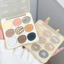 [XIXI] Bảng Phấn Mắt XIXI 9 ô Trang Điểm Làm Sáng Tự Nhiên Màu Lì Lâu Trôi Chống Thấm Nước 2