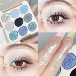 [XIXI] Bảng Phấn Mắt XIXI 9 ô Trang Điểm Làm Sáng Tự Nhiên Màu Lì Lâu Trôi Chống Thấm Nước 5