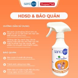 Xịt Khử Mùi, Vệ Sinh Thú Cưng Sanodyna Pet 300ml Diệt Khuẩn Đồ Chơi, Nước Tiểu, Chuồng Chó Mèo Chim 5