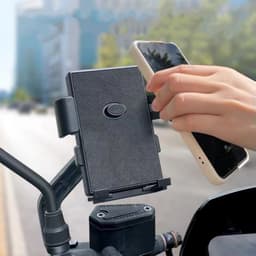 Giá Đỡ Điện Thoại Xe Máy, Kẹp Điện Thoại Gắn Xe Máy có ô dù che mưa che nắng Chống Cướp Cực Chắc Chắn-DREAM 4