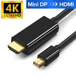 Cáp chuyển miniDP sang HDMI 1.8m độ phân giải 4K – Tương thích Macbook/Laptop/PC 3