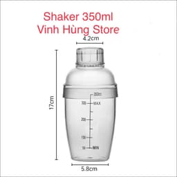 Bình Lắc Shaker Nhựa 350ML - 530ML - 700ML - 1000 ML ( Đã bao gồm nắp ) 7