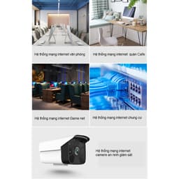 Dây mạng Cat6 bấm sẵn ngoài trời tốc độ cao 1000Mbps dài 30m 40m 50m 60m 70m – Màu trắng và xanh 5