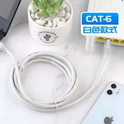Dây mạng Cat6 bấm sẵn ngoài trời tốc độ cao 1000Mbps dài 30m 40m 50m 60m 70m – Màu trắng và xanh 9