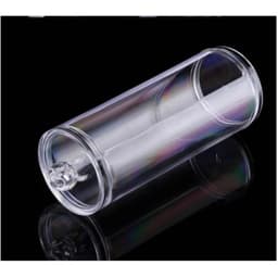 Hộp Đựng Bông Tẩy Trang Dạng Ống Chất Liệu Mica Cứng Cáp Sang Trọng 2