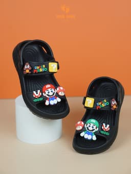 Dép Sandal Bé Trai KanKanStore Giày Xăng Đan Trẻ Em Quai Hậu MineCraft Siêu Nhân Người Nhện Ô Tô KA55 6
