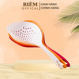 Thìa nhúng mì vớt đồ ăn - Thìa lỗ nhựa vớt đồ ăn dễ dàng và an toàn, vá vớt đồ ăn nhà bếp, nhatle.store2 2