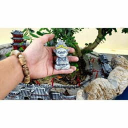 Tượng Ngộ Không 8cm, phụ kiện trang trí tiểu cảnh ( chất liệu bột đá cao cấp) 1
