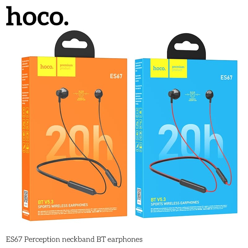 Tên sản phẩm Tai nghe bluetooth Hoco ES67 và Remax RB-S20. NL